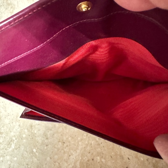 Celine Purple Leather Long Bifold Snap Closure Wallet - Picture 13 of 15